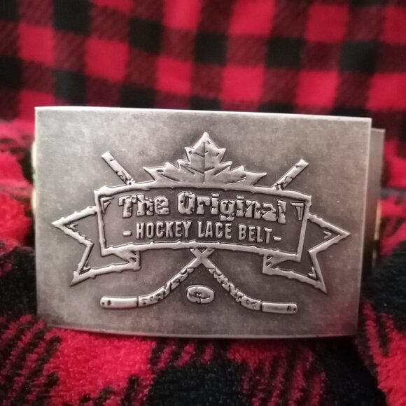 🇨🇦 The Original Hockey Lace Belt-- Statement Belt-- Made in Canada, NIB! - Picture 4 of 6